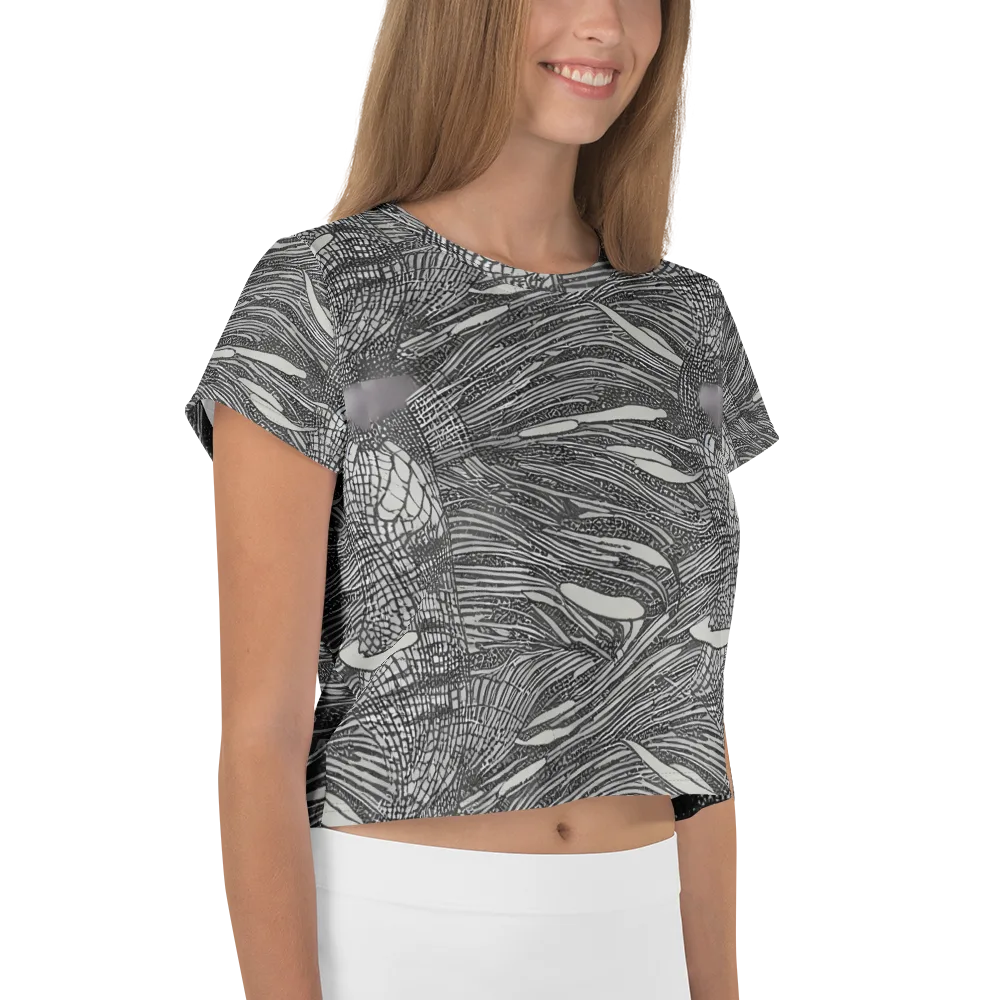 Sable Currents on Crop Tee — Right