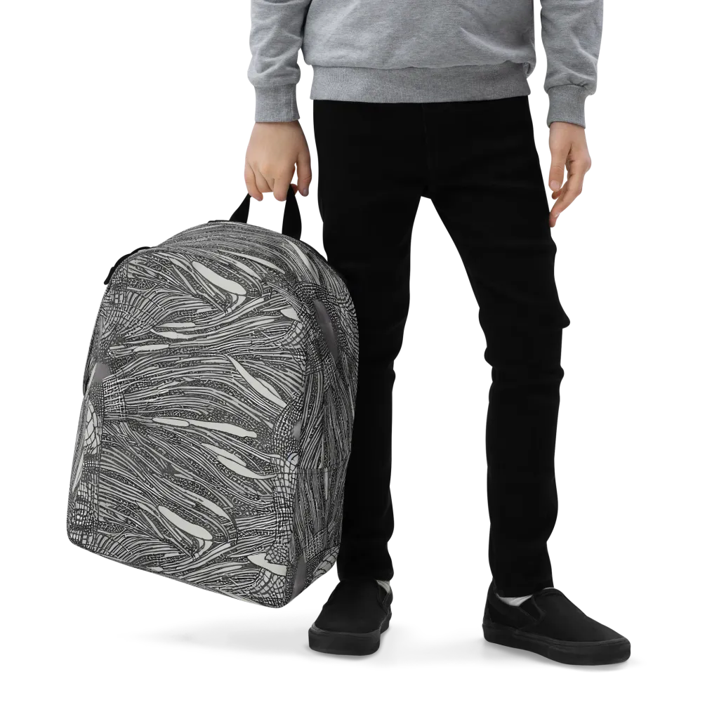 Sable Currents on Minimalist Backpack — Zoomed-in