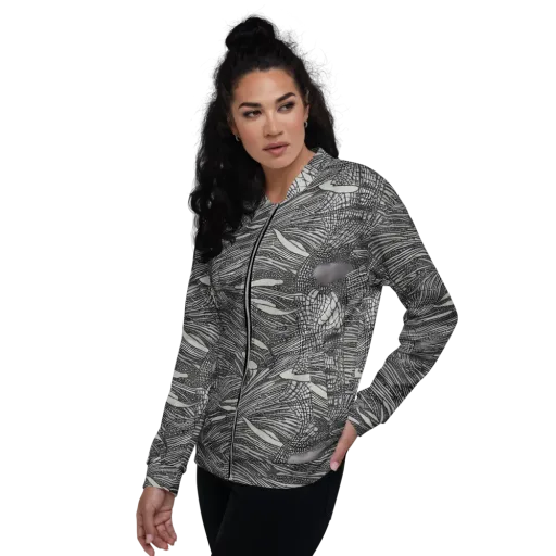 Sable Currents on a Bomber Jacket