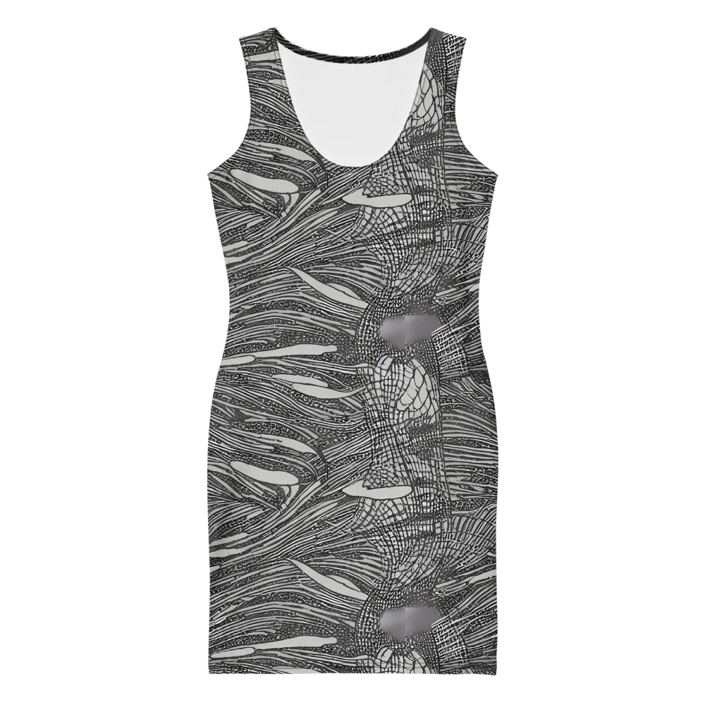 Sable Currents on Bodycon Dress — Front