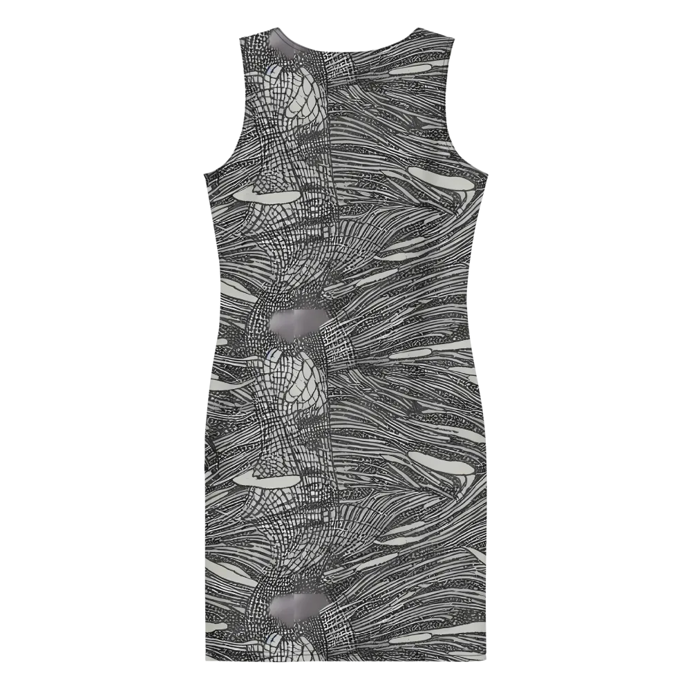 Sable Currents on Bodycon Dress — Back