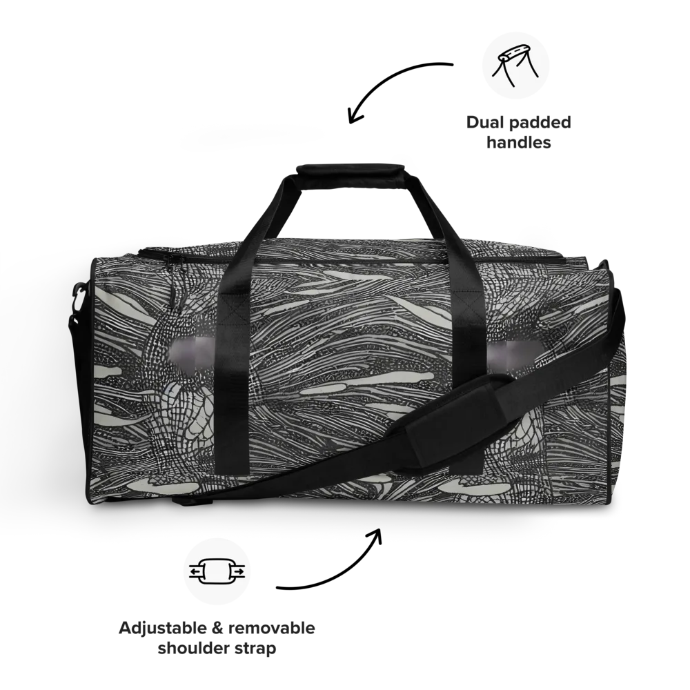Sable Currents on Duffle Bag — Front