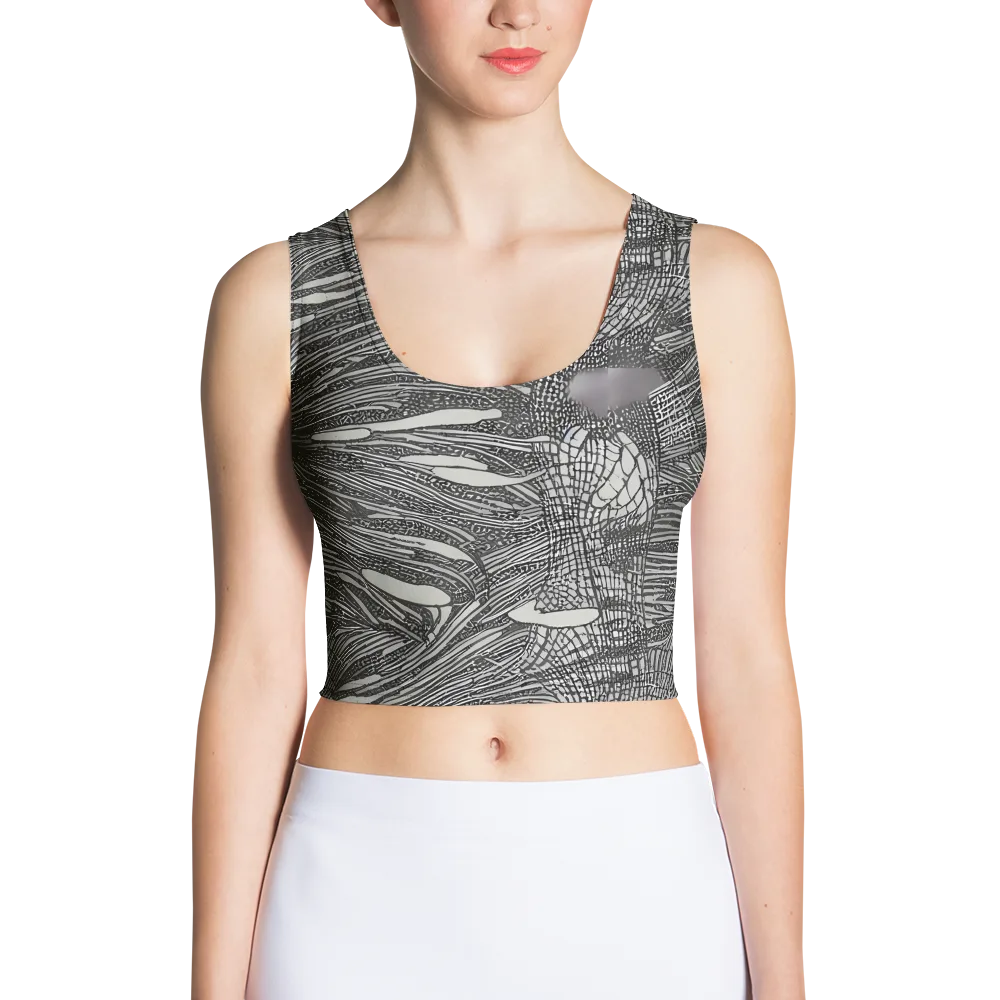 Sable Currents on Crop Top — Front