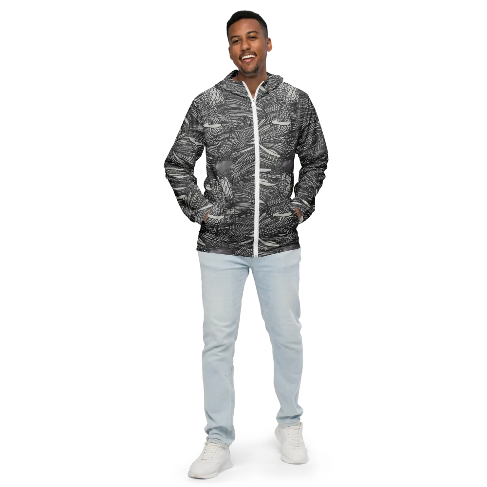 Sable Currents on Men's Windbreaker — Front