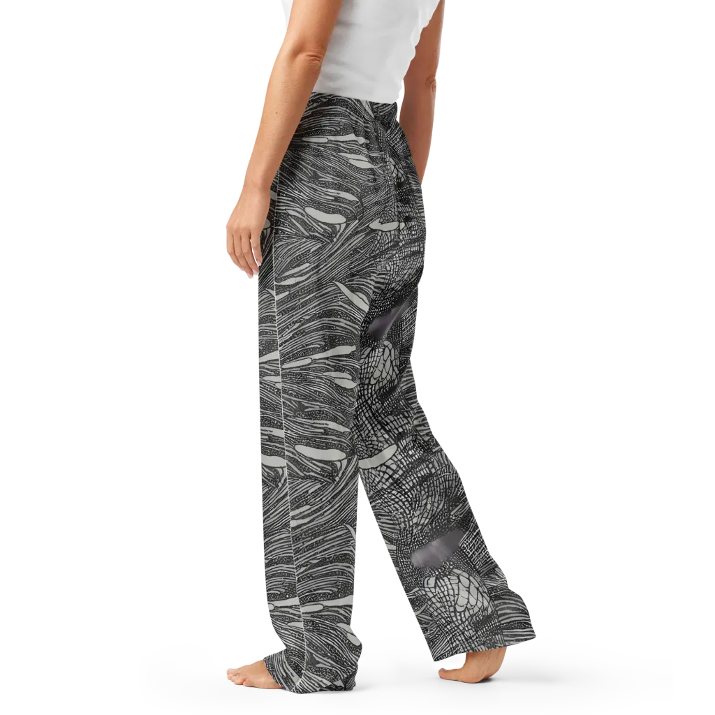 Sable Currents on Women's Pajama Pants — Left