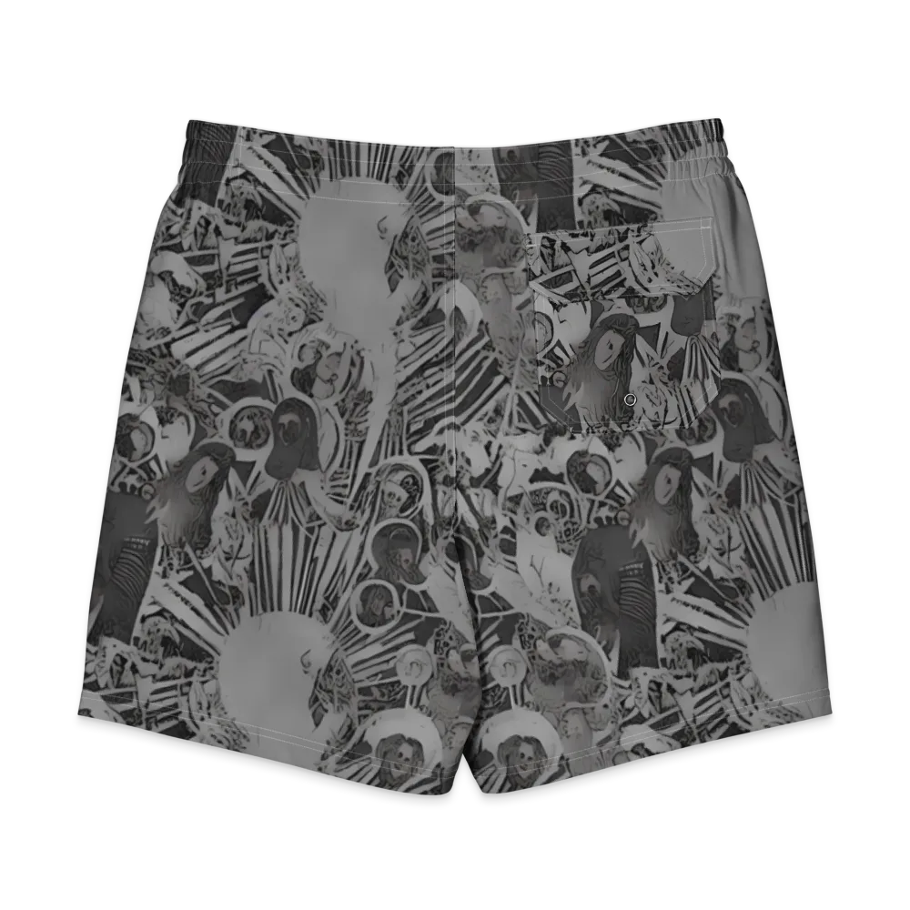 Dusk Enigma on Men's Board Shorts — Back