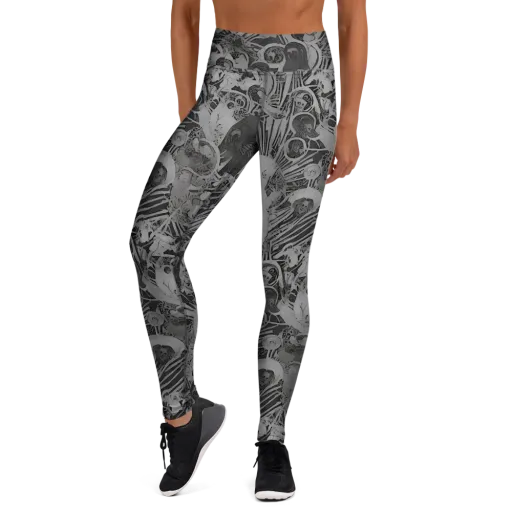 Dusk Enigma on a Yoga Leggings