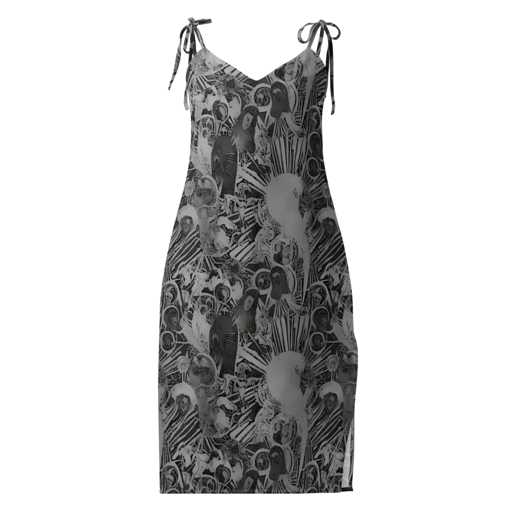 Dusk Enigma on Slip Dress — Front