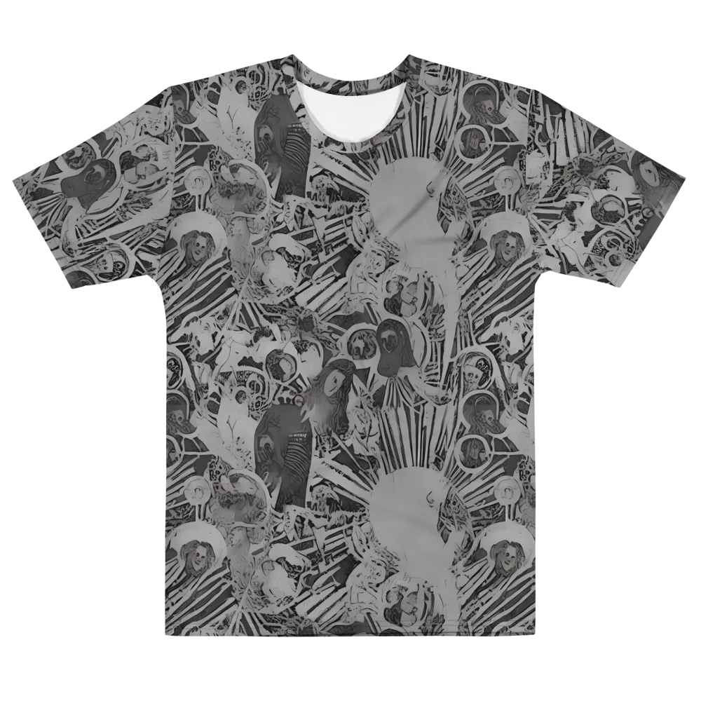 Dusk Enigma on Men's Cotton Crew Neck T-Shirt — Front