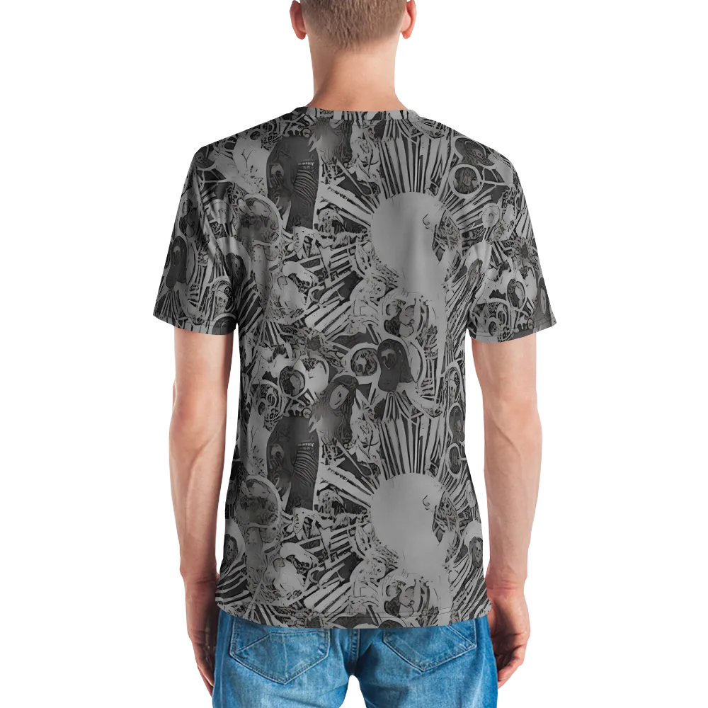 Dusk Enigma on Men's Crew Neck T-Shirt — Back