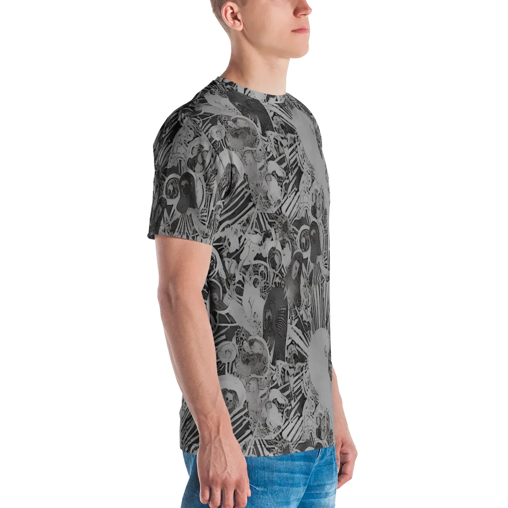 Dusk Enigma on Men's Crew Neck T-Shirt — Right