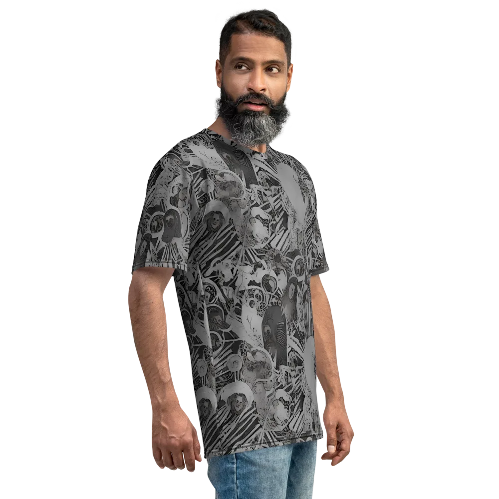 Dusk Enigma on Men's Crew Neck T-Shirt — Right