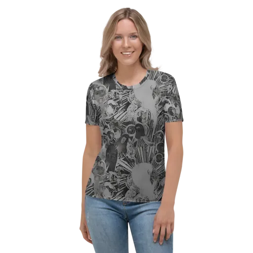 Dusk Enigma on a Women's Crew Neck T-Shirt