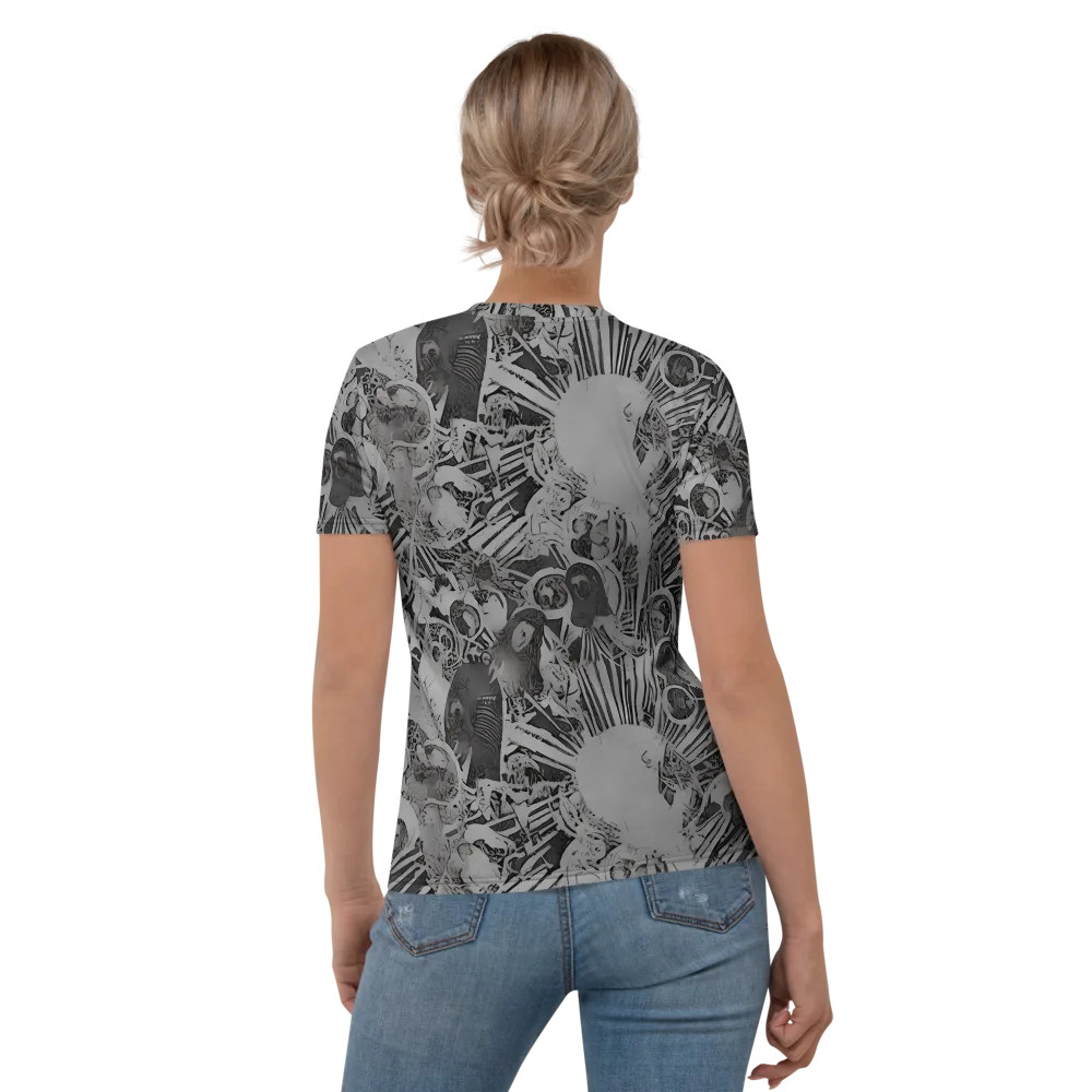 Dusk Enigma on Women's Crew Neck T-Shirt — Back