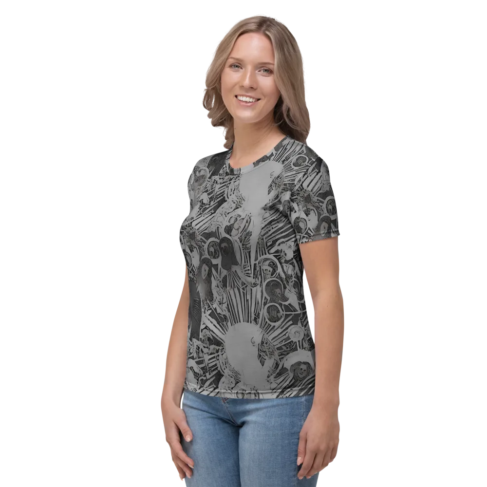 Dusk Enigma on Women's Crew Neck T-Shirt — Left