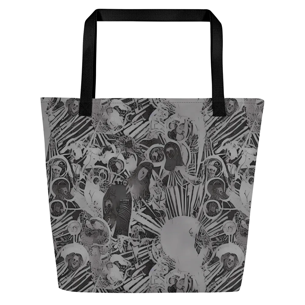 Dusk Enigma on Large Tote Bag W/ Pocket — Front
