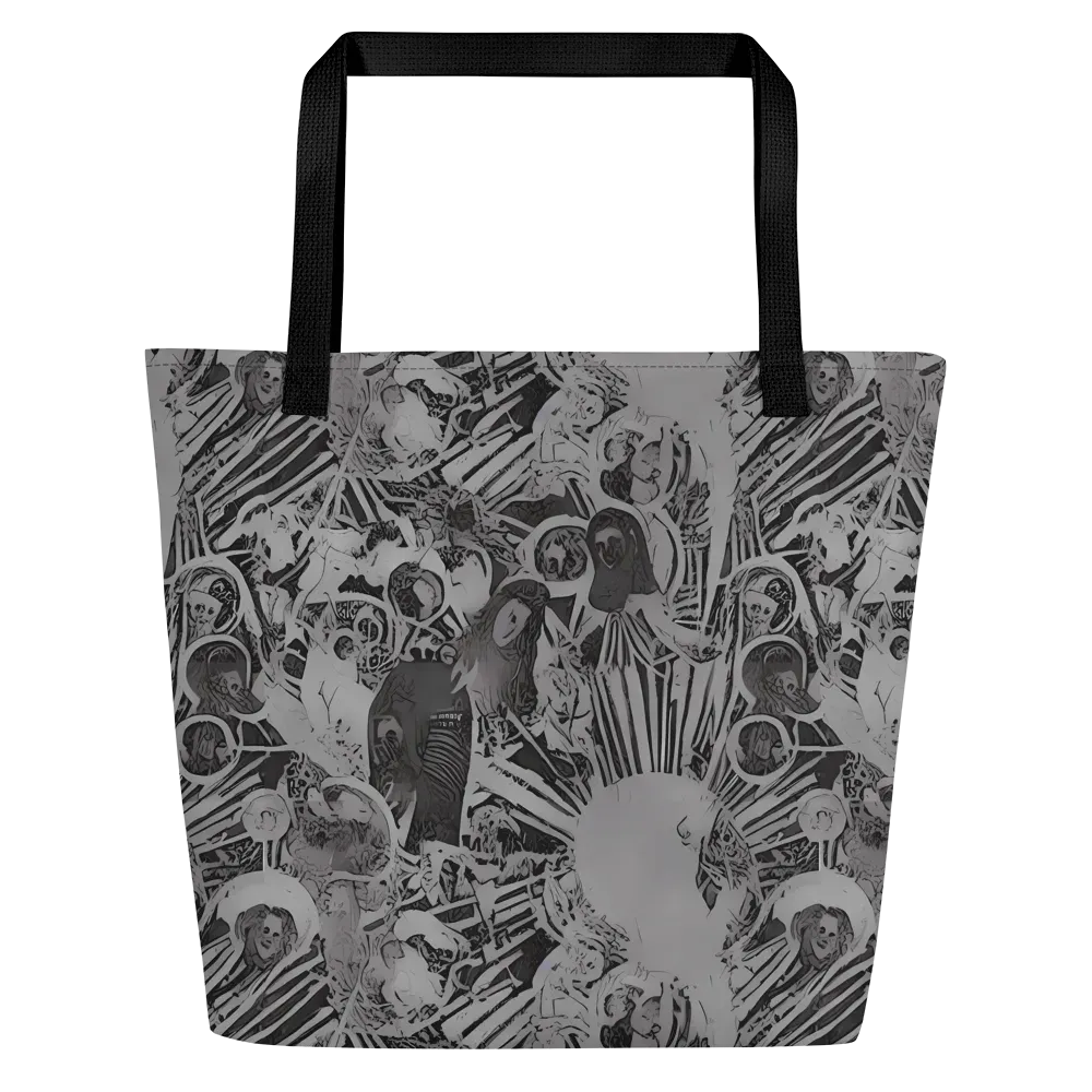Dusk Enigma on Large Tote Bag W/ Pocket — Front