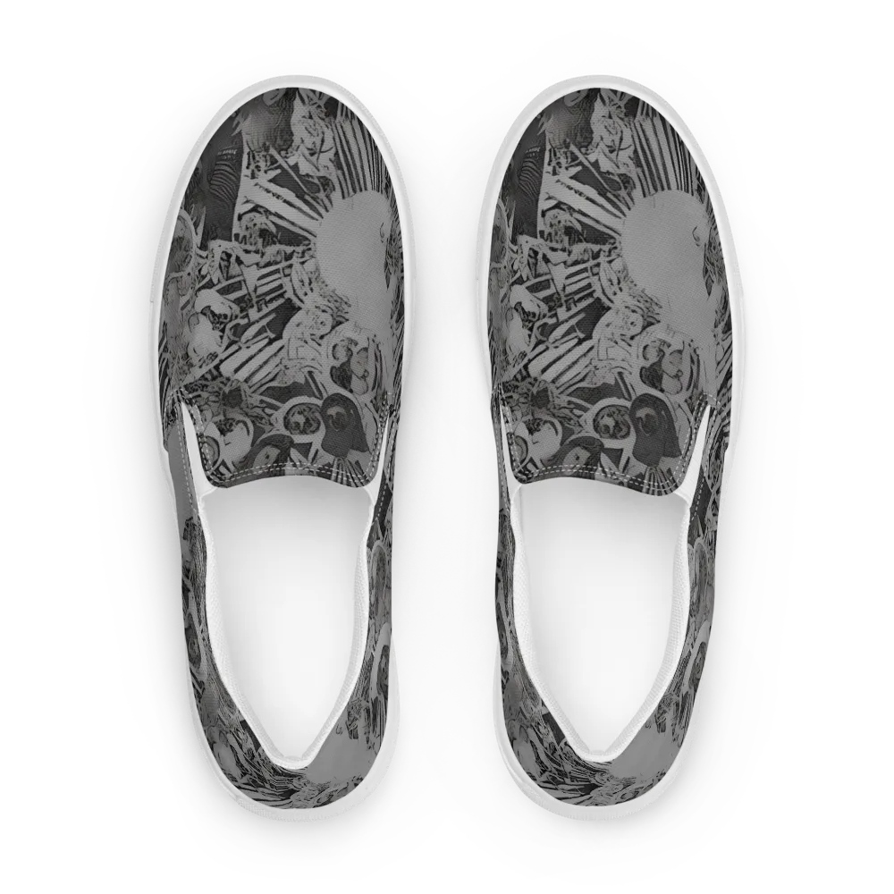 Dusk Enigma on Women's Slip-On Canvas Shoes — Front