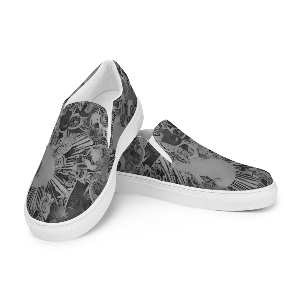 Dusk Enigma on Women's Slip-On Canvas Shoes — Left Front