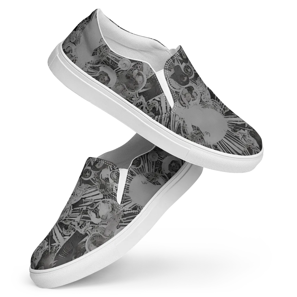 Dusk Enigma on Women's Slip-On Canvas Shoes — Front