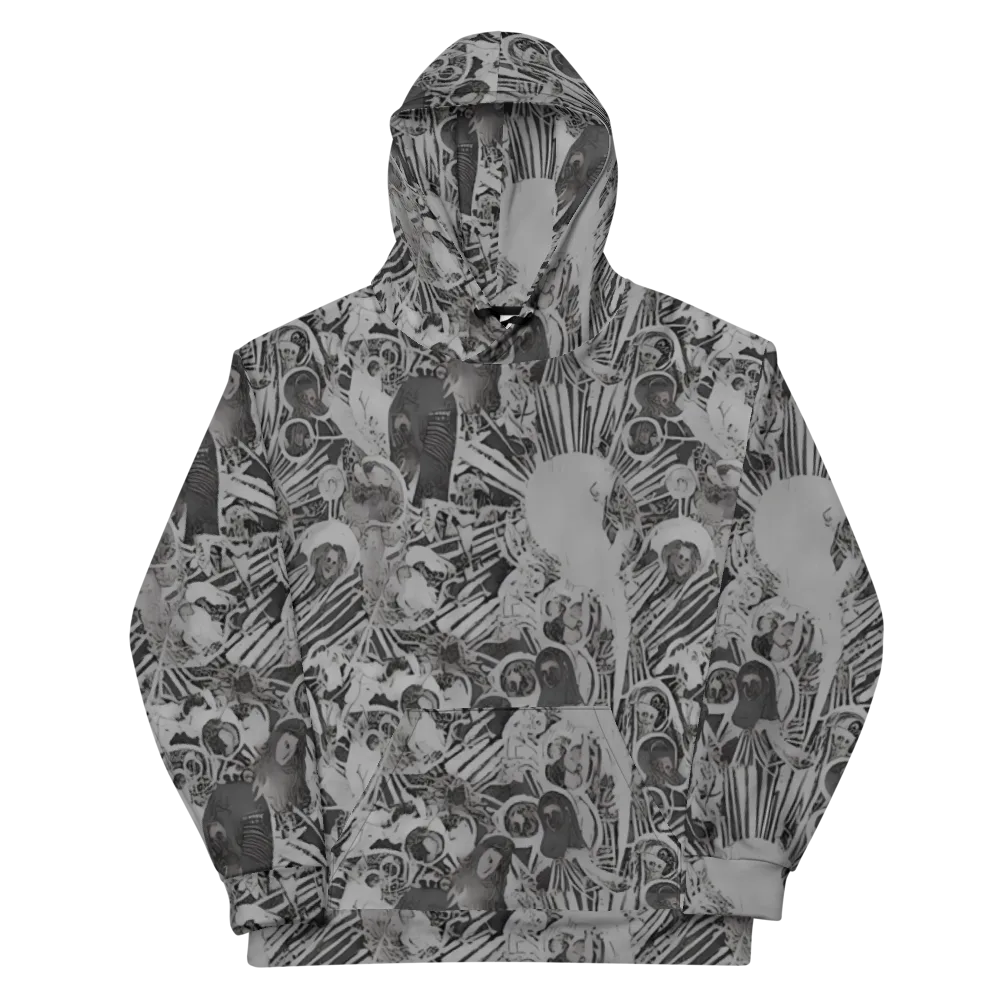 Dusk Enigma on Cotton Hoodie — Front