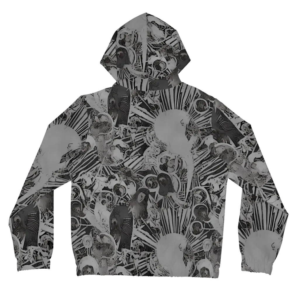 Dusk Enigma on Women's Full-Zip Hoodie — Back