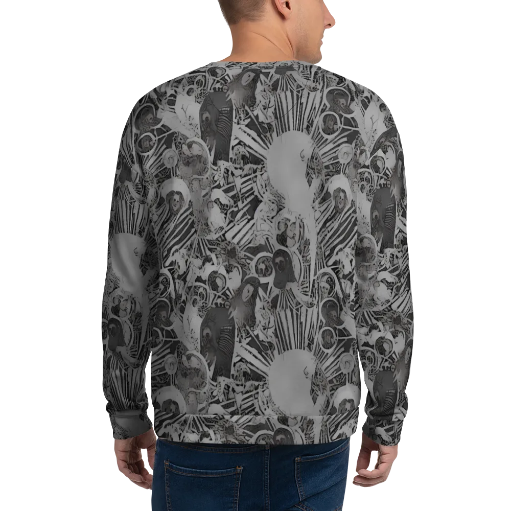 Dusk Enigma on Sweatshirt — Back