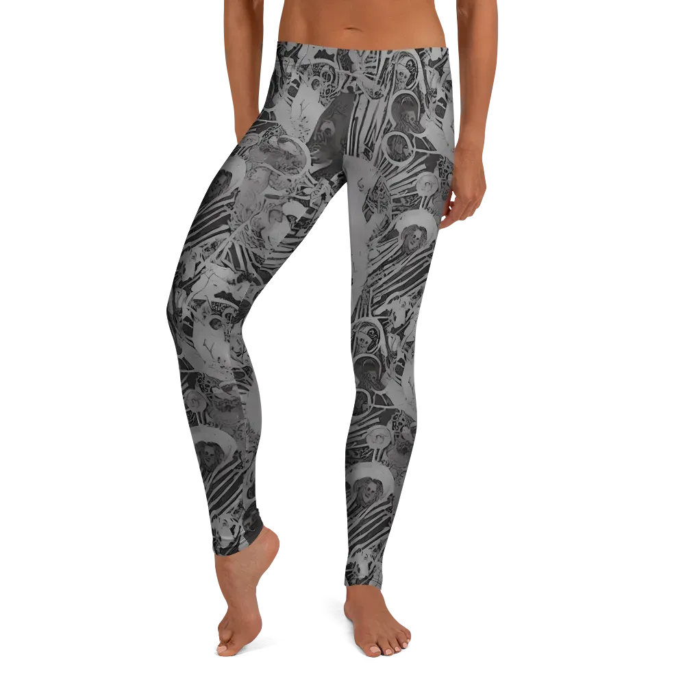 Dusk Enigma on Leggings — Front