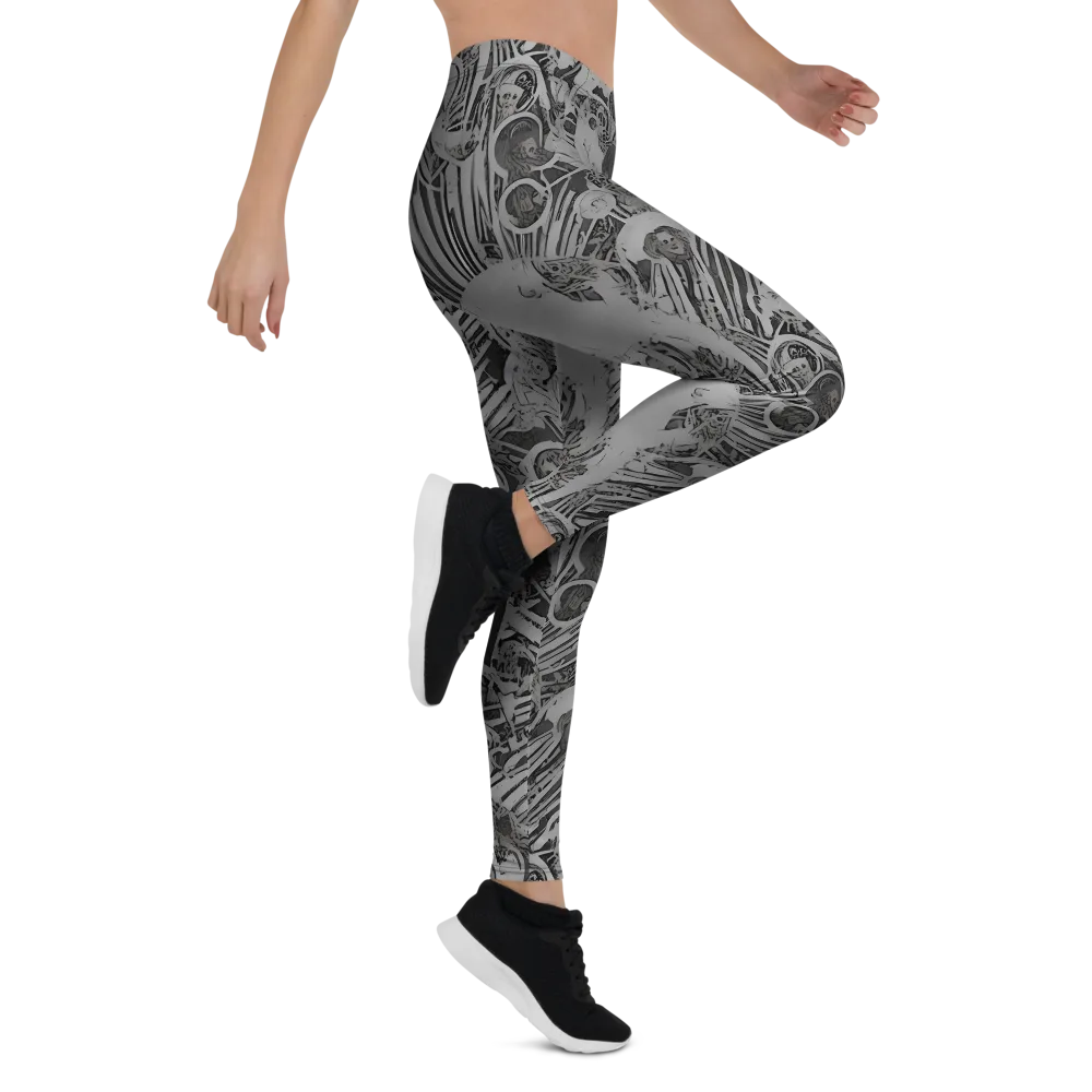 Dusk Enigma on Leggings — Right