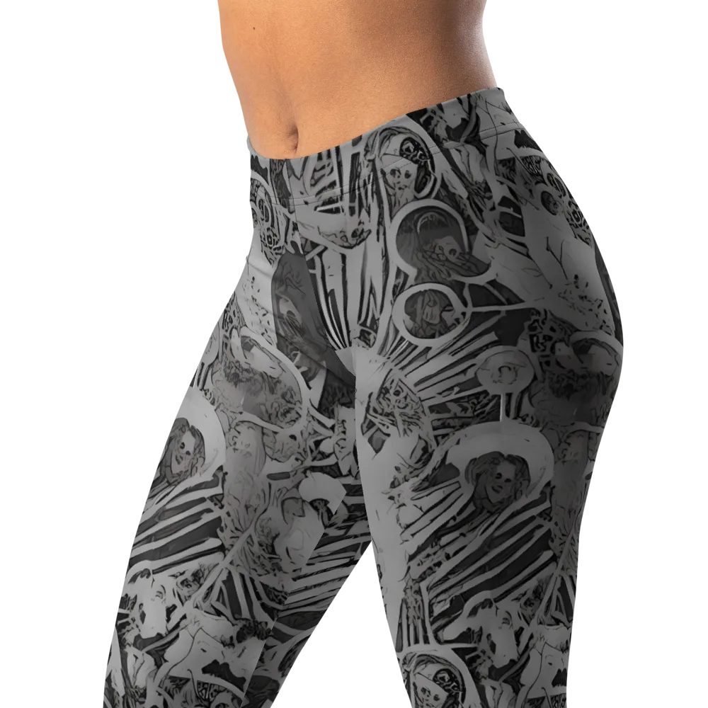 Dusk Enigma on Leggings — Left Front