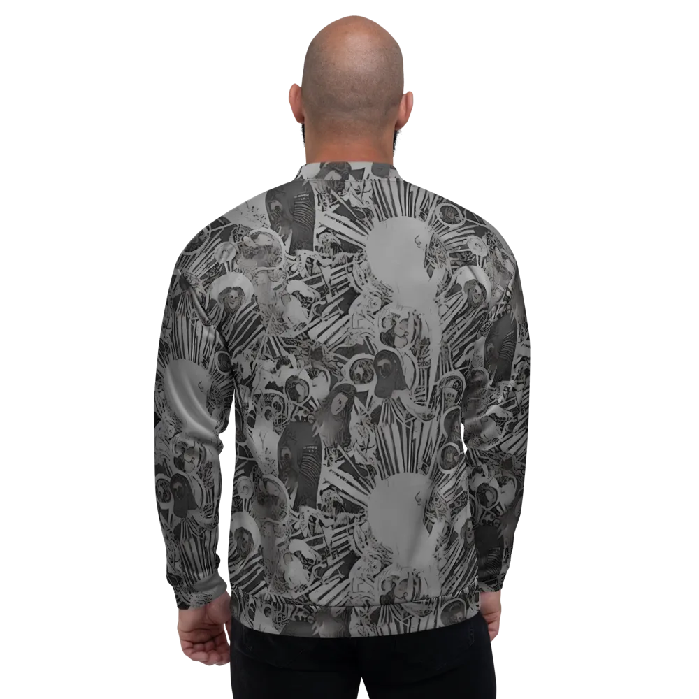 Dusk Enigma on Bomber Jacket — Back