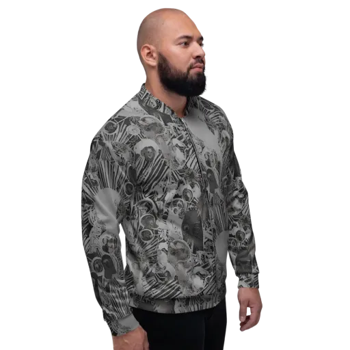 Dusk Enigma on a Bomber Jacket