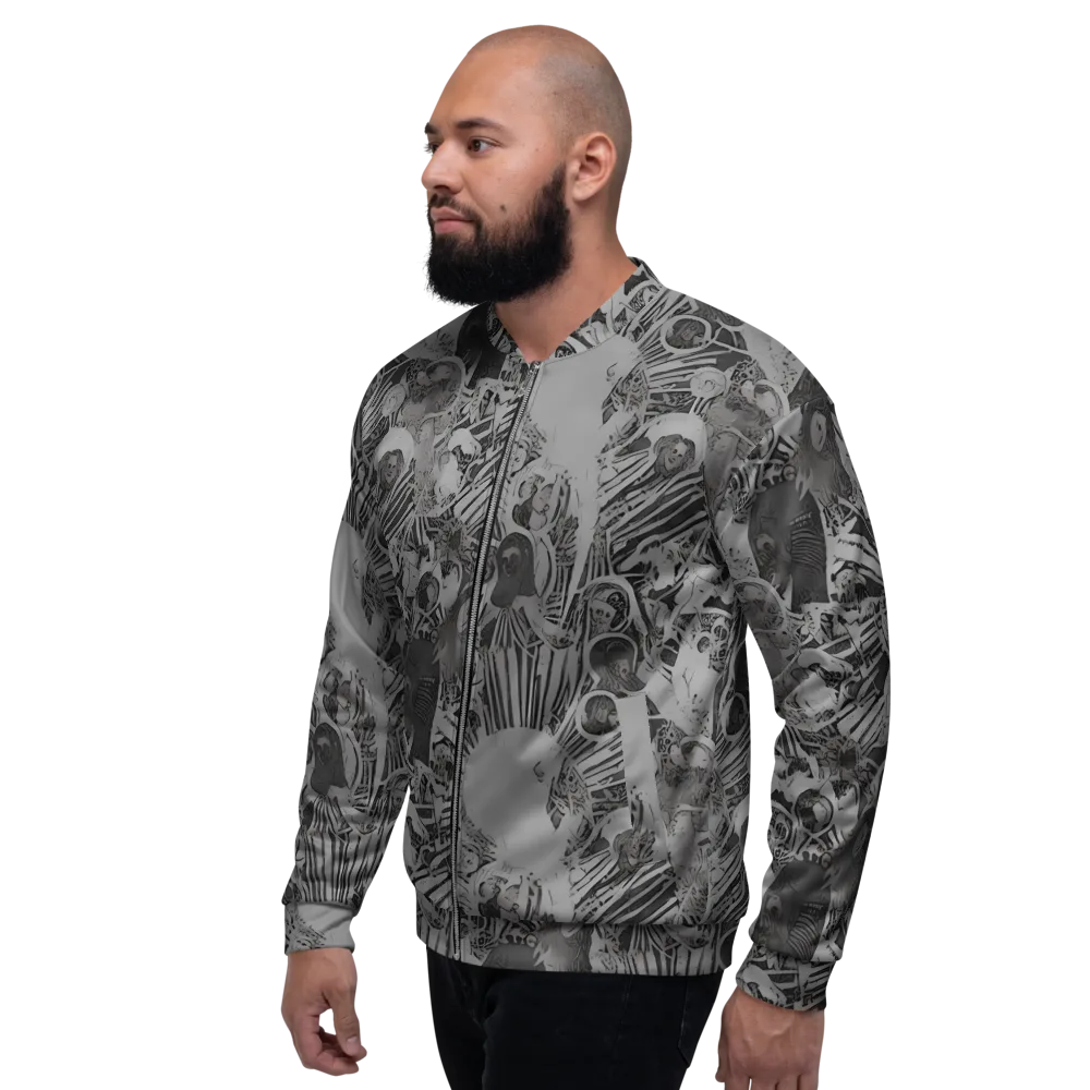 Dusk Enigma on Bomber Jacket — Left