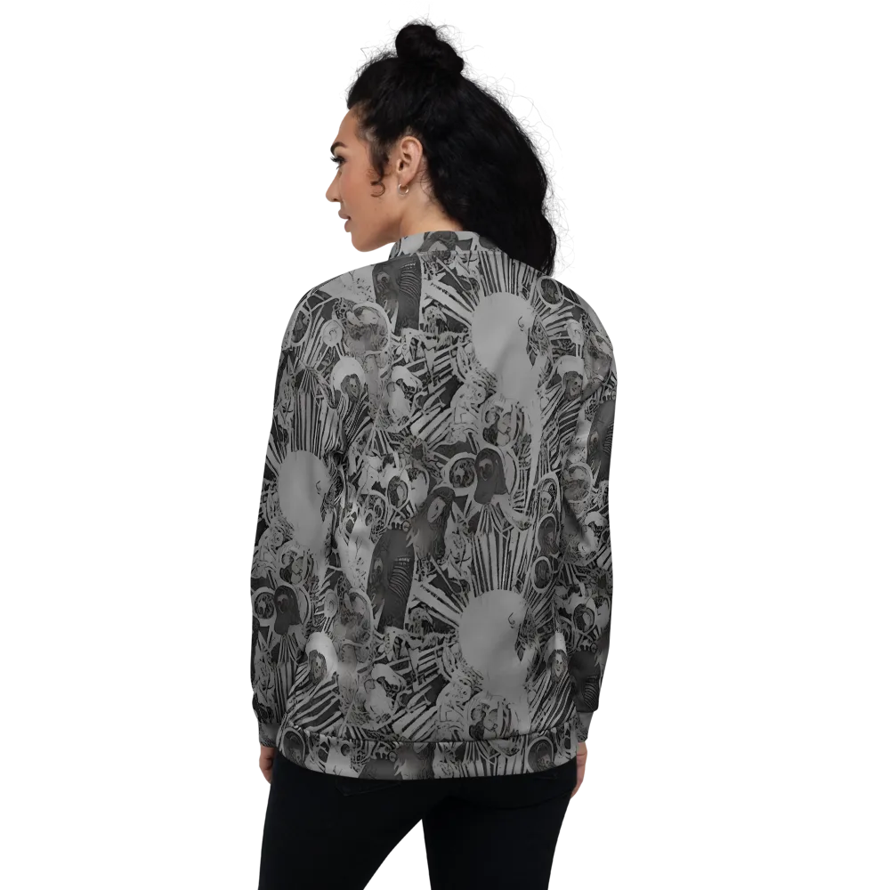 Dusk Enigma on Bomber Jacket — Back