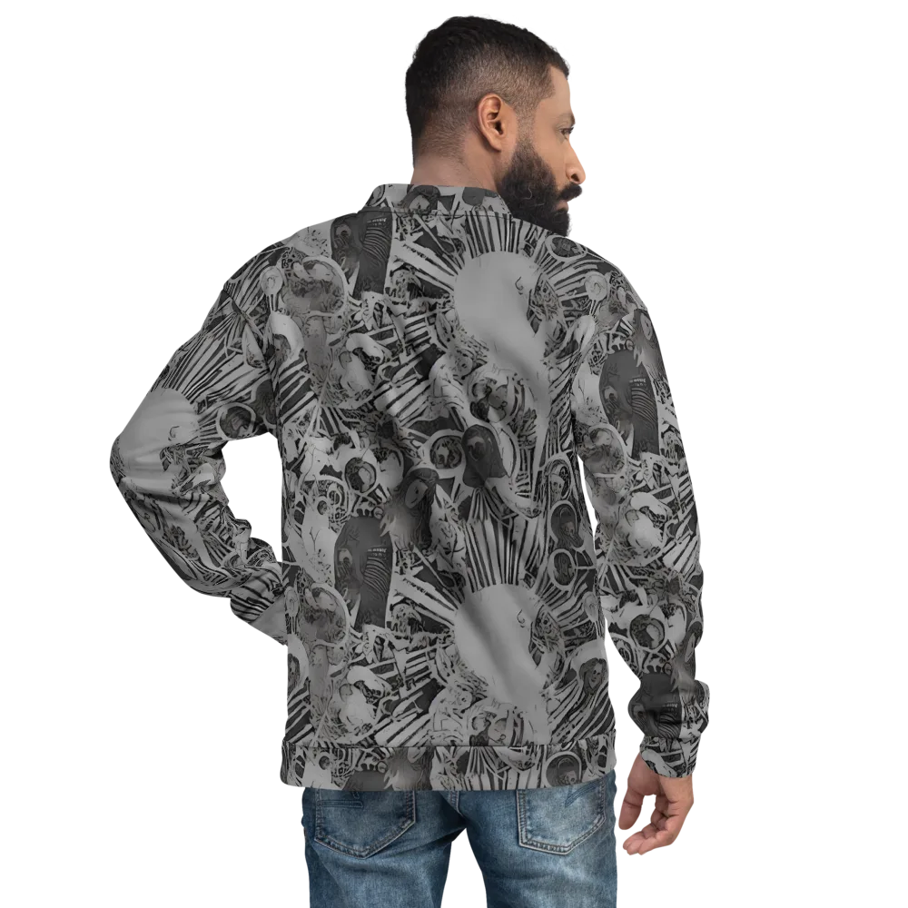 Dusk Enigma on Bomber Jacket — Back