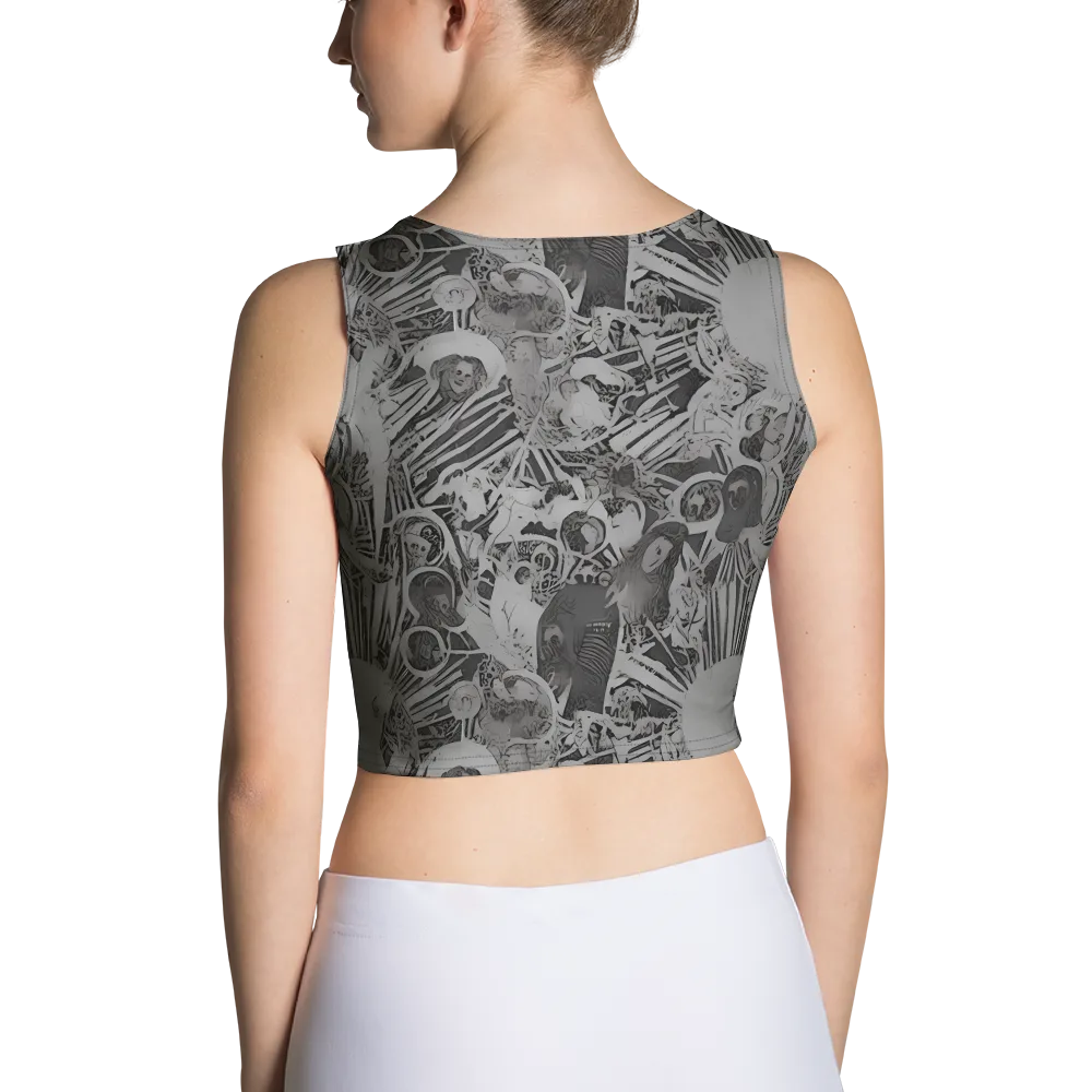 Dusk Enigma on Crop Top — Back