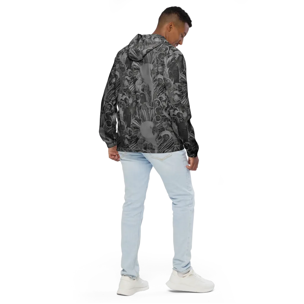 Dusk Enigma on Men's Windbreaker — Back