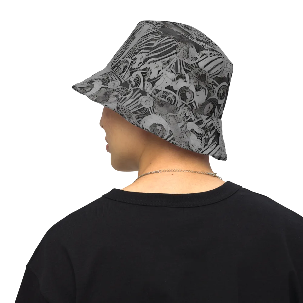 Dusk Enigma on Reversible Bucket Hat — Back Inside
