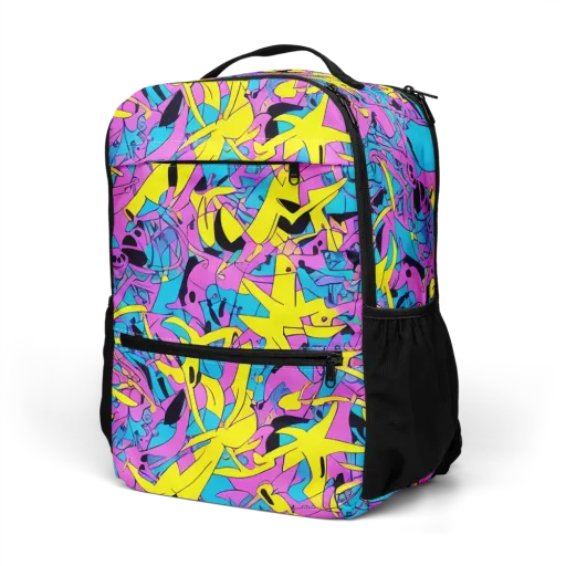 Neon Jive on a Utility Backpack