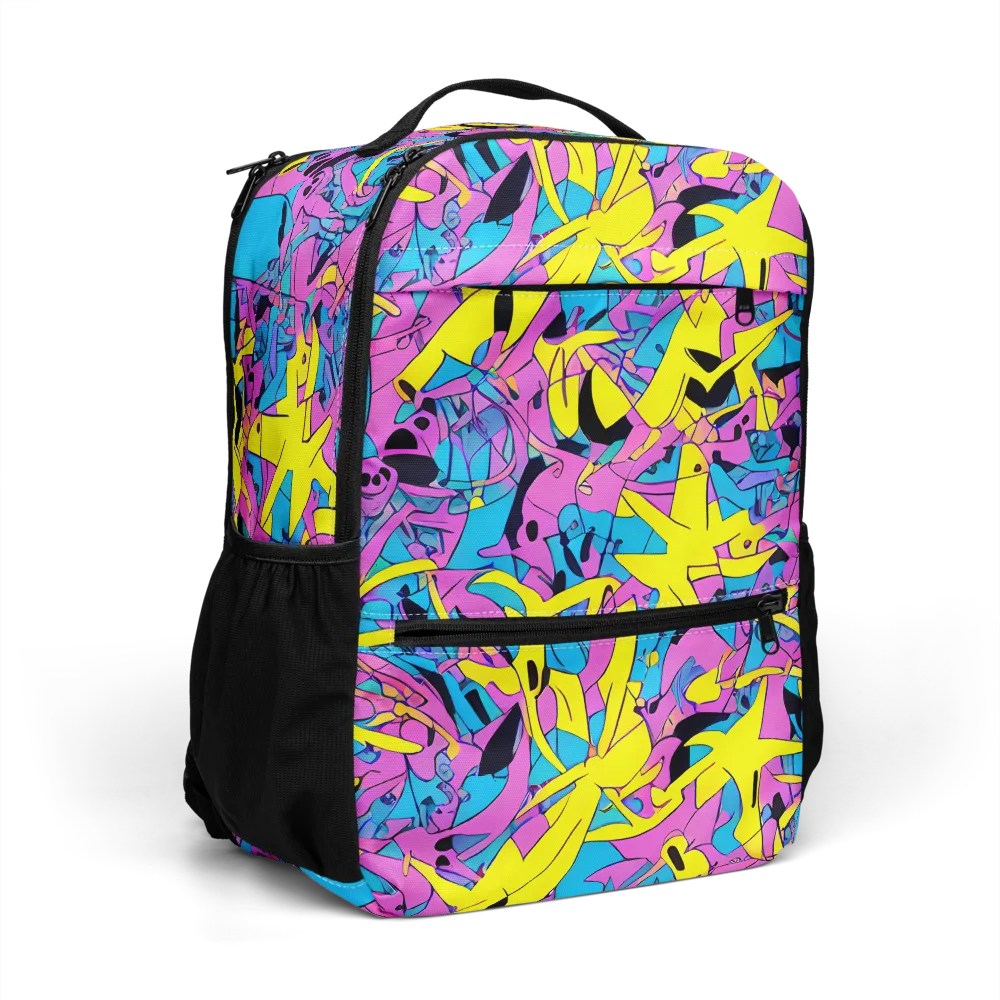 Neon Jive on Utility Backpack — Right Front