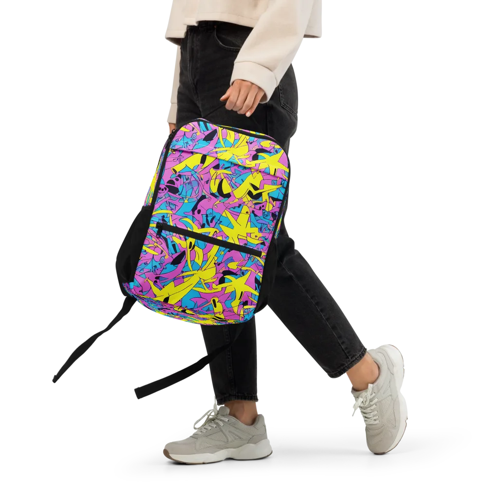Neon Jive on Utility Backpack — Front