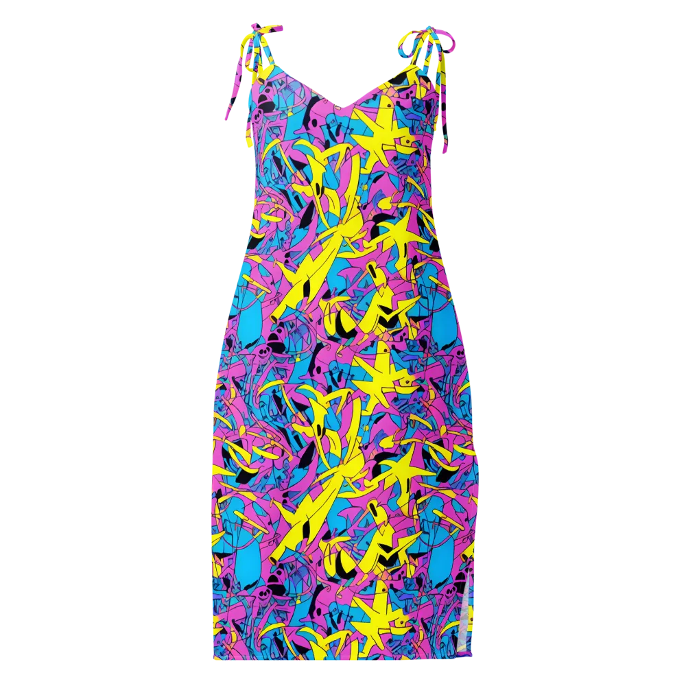 Neon Jive on Slip Dress — Front