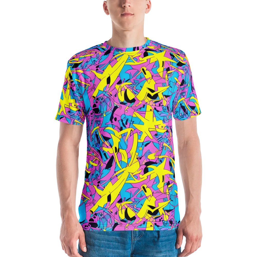 Neon Jive on Men's Crew Neck T-Shirt — Front