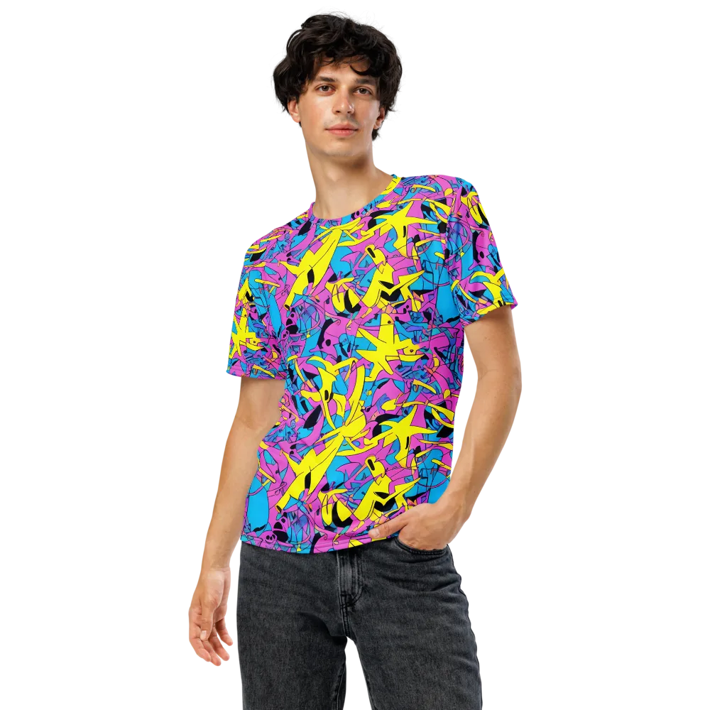 Neon Jive on Men's Crew Neck T-Shirt — Front