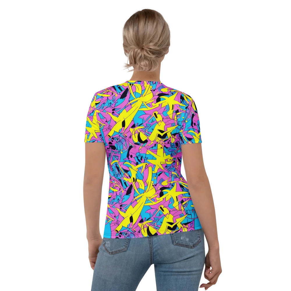Neon Jive on Women's Crew Neck T-Shirt — Back