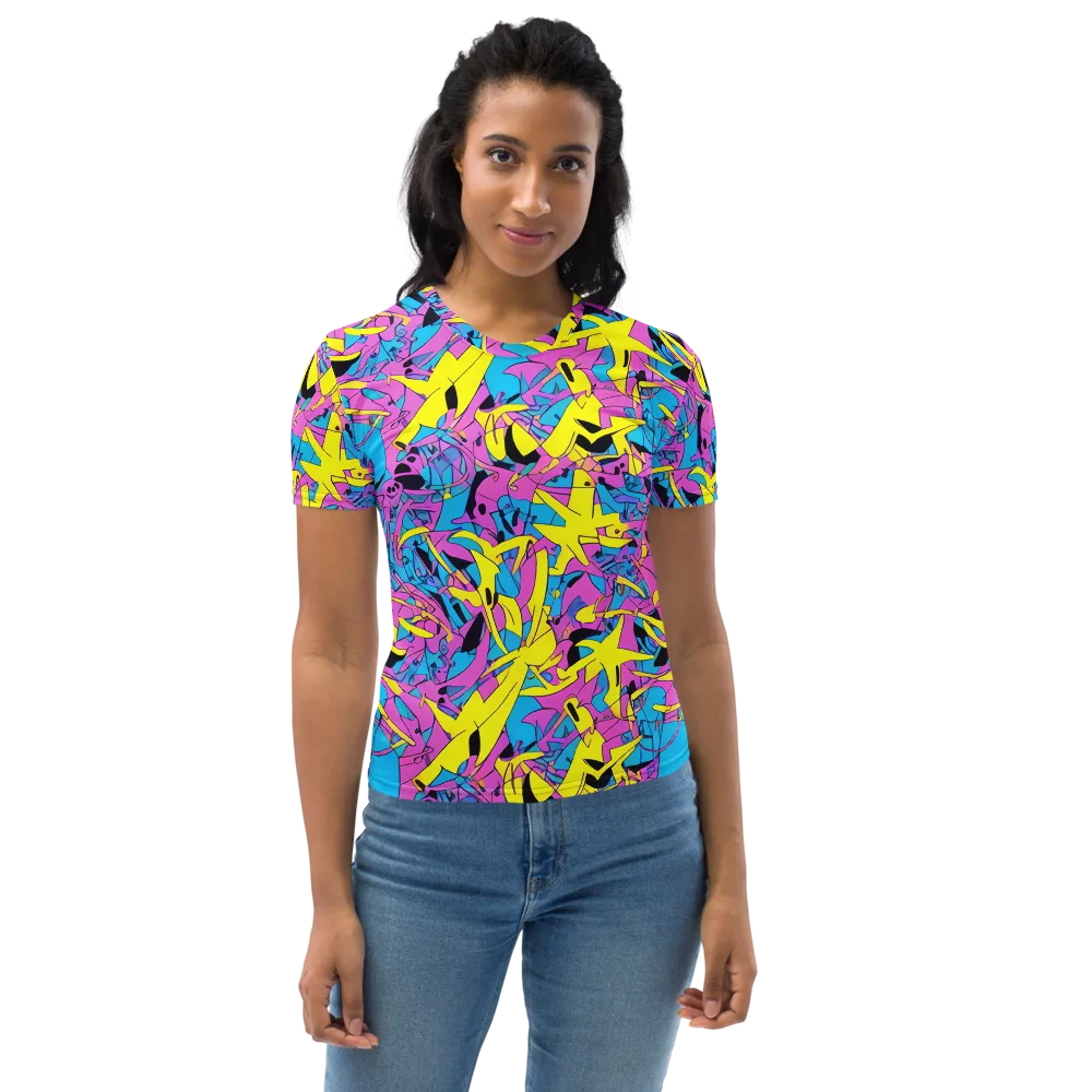 Neon Jive on Women's Crew Neck T-Shirt — Front