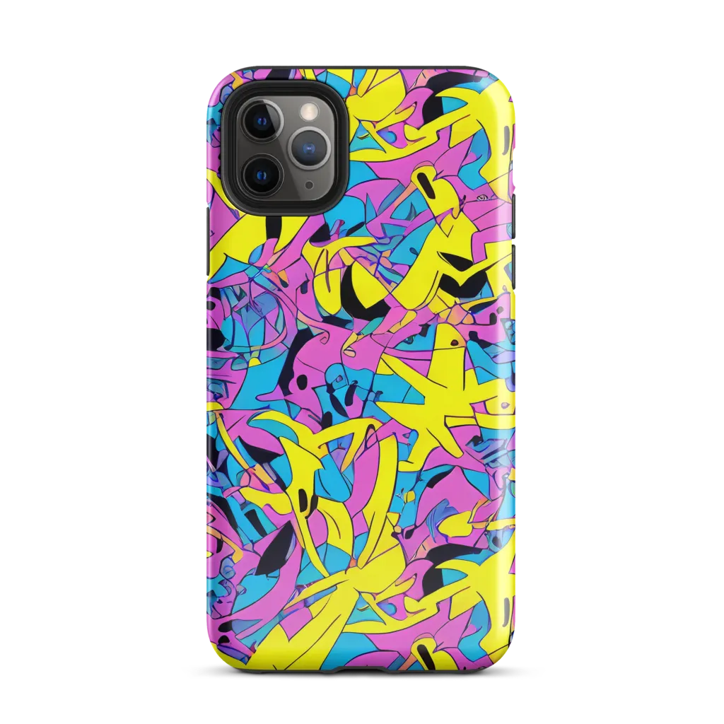 Neon Jive on Tough Case for iPhone® — Front