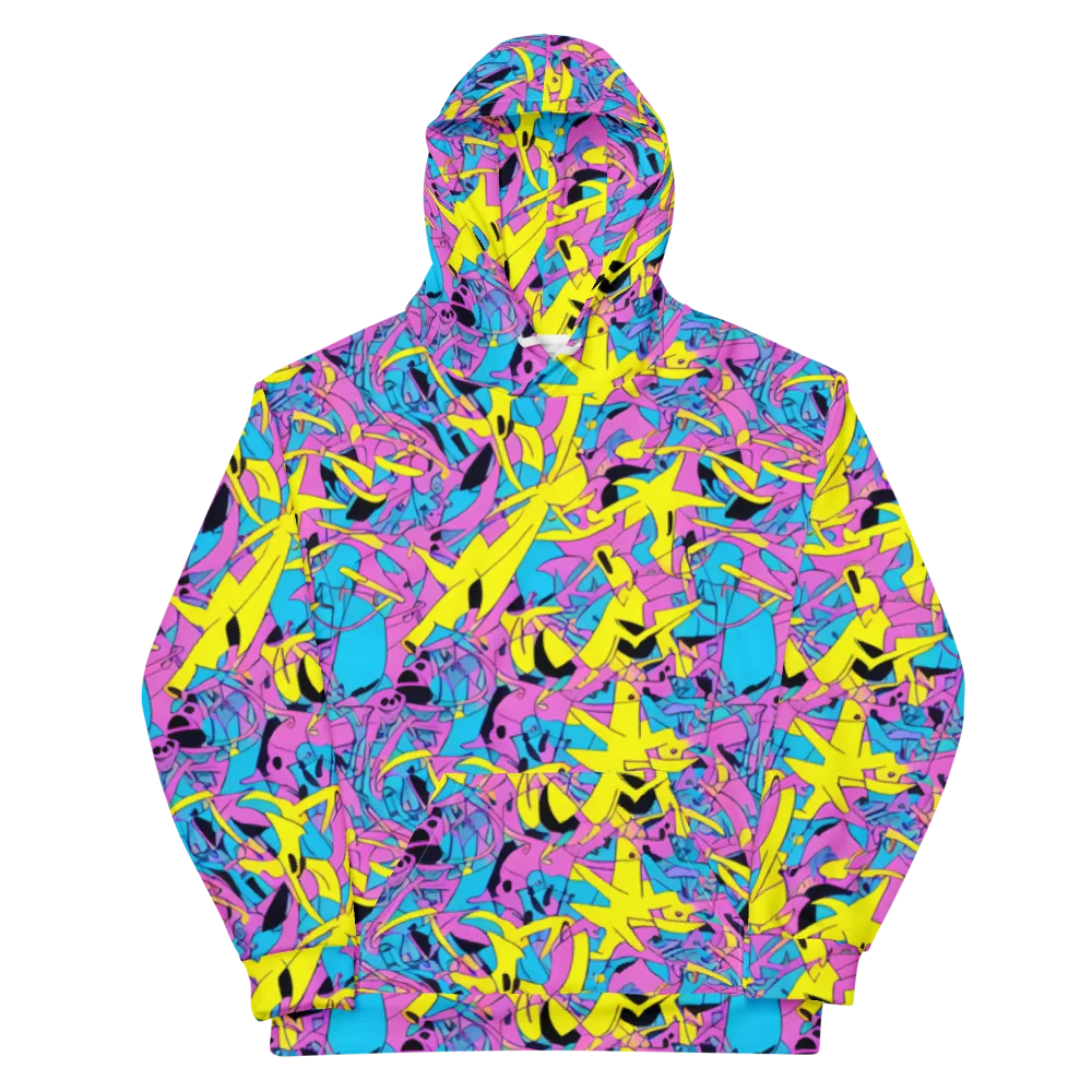 Neon Jive on Cotton Hoodie — Front