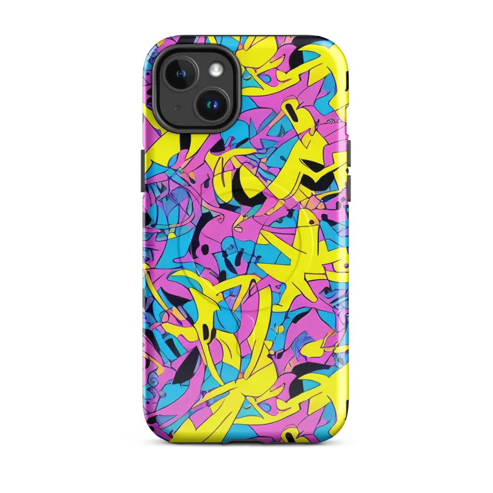Neon Jive on MagSafe Tough Case for iPhone® — Front