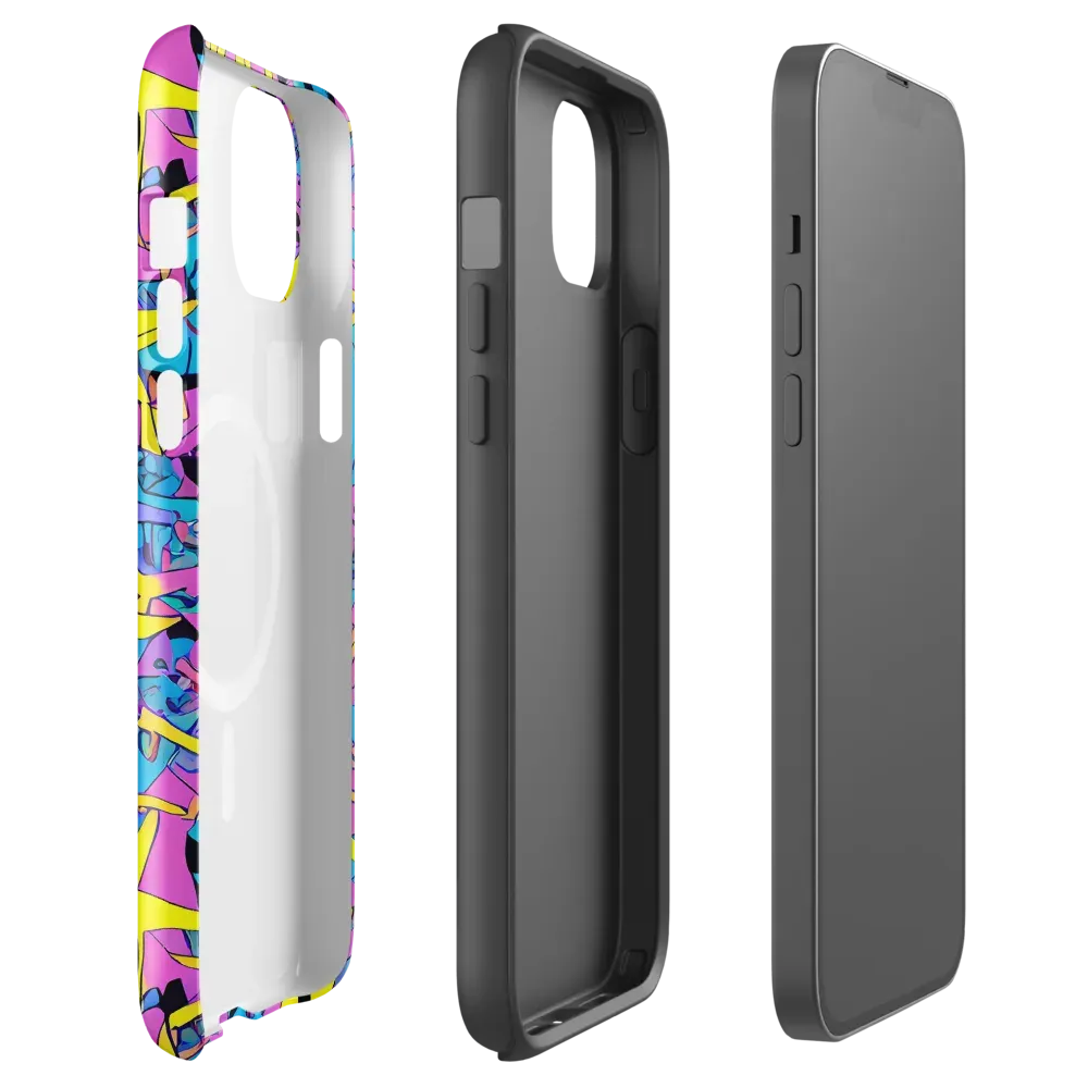 Neon Jive on MagSafe Tough Case for iPhone® — Front